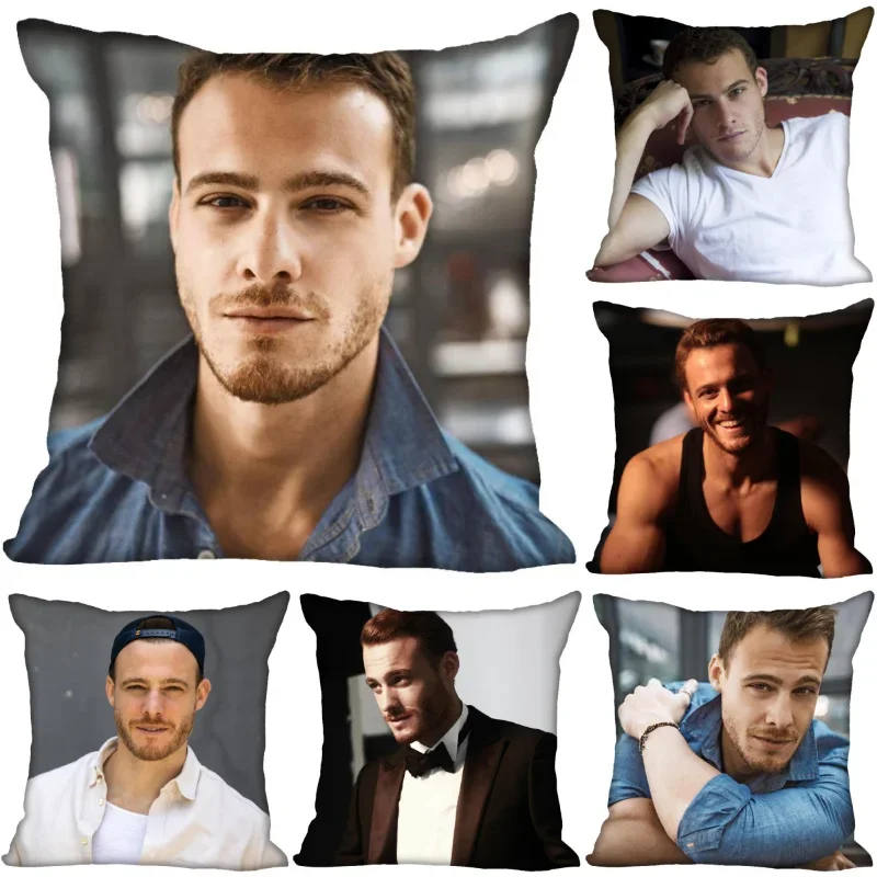 Kerem Bursin Pillow Case Home Decorative Pillows Cover Invisible Zippered Throw PillowCases 45X45cm