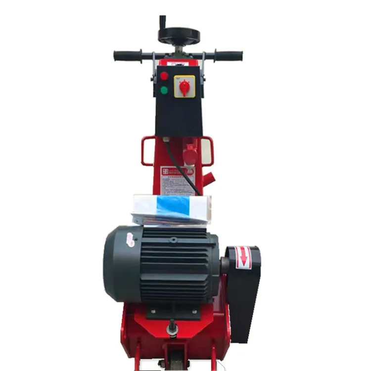 High-precision concrete scraping machine, working depth 1-5 mm, milling width 250 mm, for warehouse floor leveling
