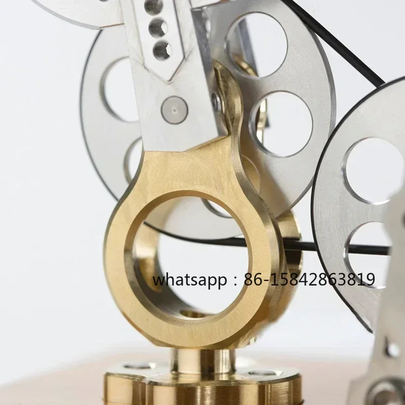 Germany imported  pumping unit drilling well model movable DIY assembling metal mechanical toys postage.