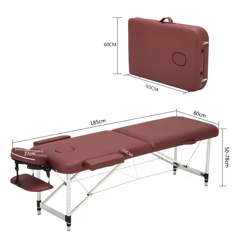 New China Cheap Price Foldable Portable Adjustable   Facial Lash Professional Massage Bed