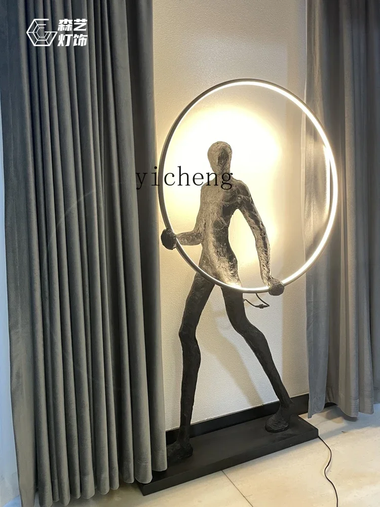 

Living Room Light Luxury Creative Figure Decoration Art Sculpture Floor Large Ornament