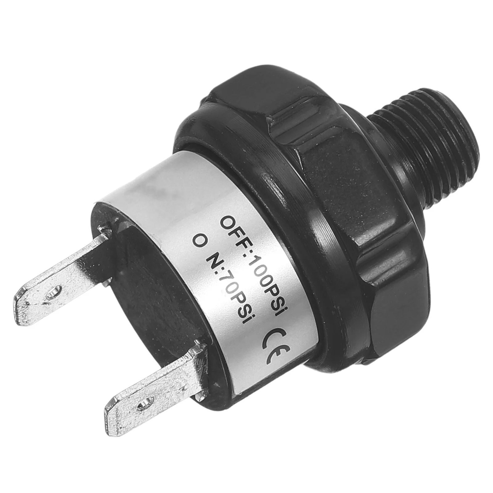 Luchtdrukschakelaar 70-100 Psi Npt1/8 Draad Voor Luchtcompressor Hoorn Trein Vervanging Compatibel Met 90-120 Psi Systemen