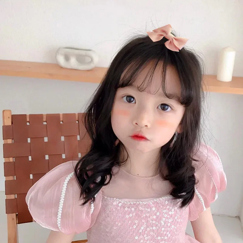 10 قطعة/المجموعة القوس الكبير زهرة مطاطا العصابات الشعر الأطفال الفتيات الحلو العلاقات الشعر موضة رباطات إكسسوارات الشعر شريط مطاطي للطفل #2