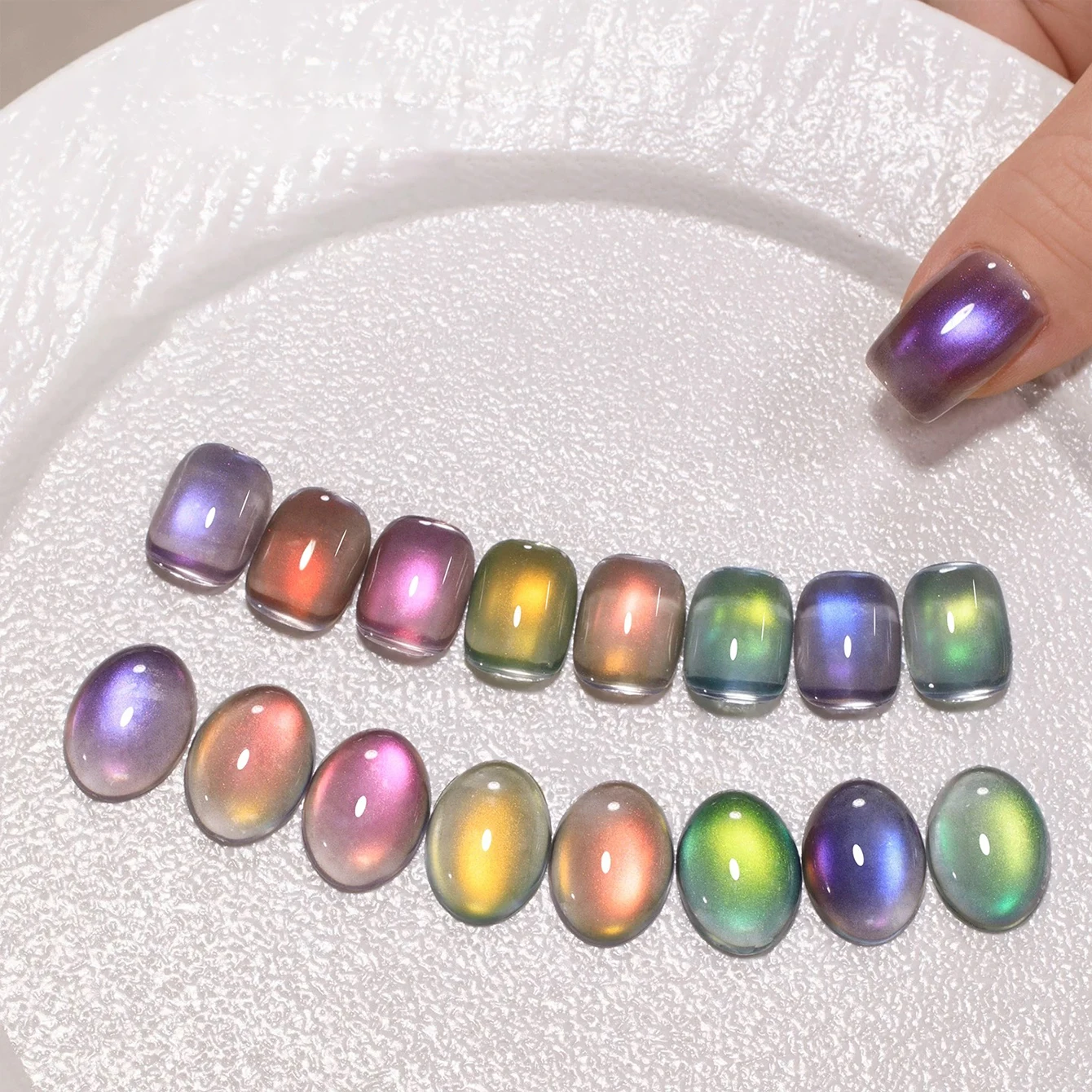 10ML 1 stücke Herbst Und Winter Heißer-verkauf Gel Nagellack Schönheit Expo Drei-farbe Fantasie farben Katze auge Gel Polnisch Nail art