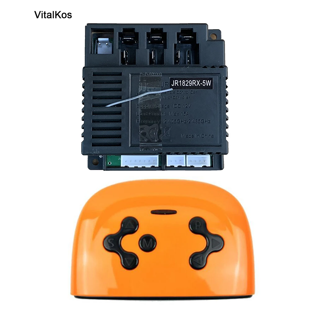 VitalKos-mando a distancia y receptor de coche eléctrico para niños, JR1829RX-5W, 12V, opcional, Bluetooth, piezas de repuesto