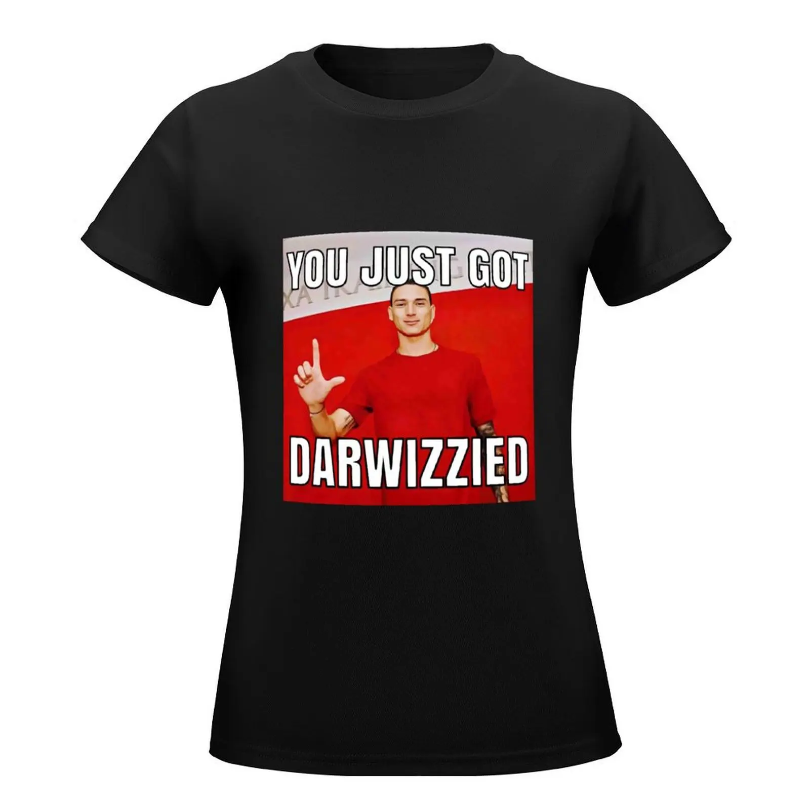 You Just Got Darwizzied T-Shirt plus size tops summer clothes summer top black t-shirts for Women