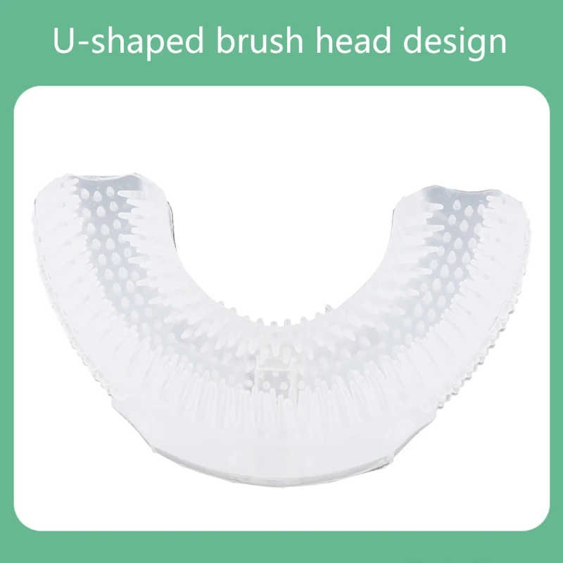 U-Shaped Replacement Brush for Head for Automatic Electric Toothbrush, Age 3-7/Age 8-15/Adult, Strong Bacteriostasis