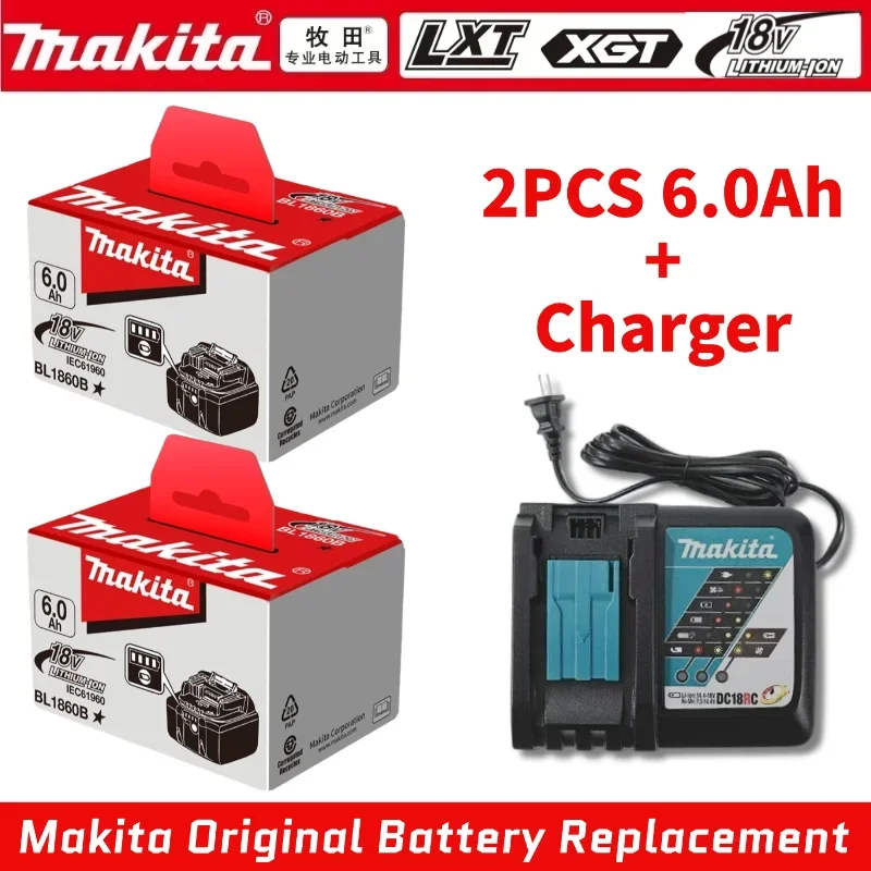 

New Original Makita 6.0Ah 18V Battery-Fits BL1830 BL1840 BL1850 BL1860B Power Tools-Fast Delivery