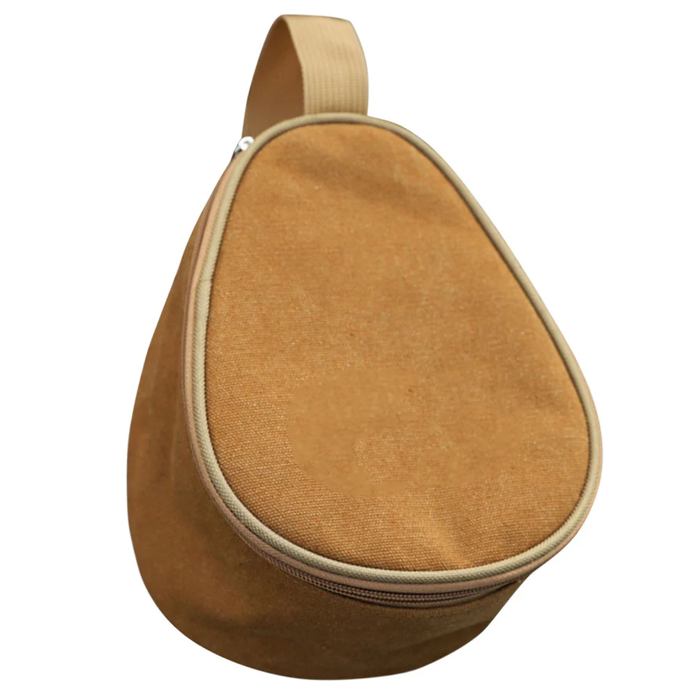 

Camping Cutlery Bag Outdoor Canvas Bowl ganizer Lightweight Portable Storage Picnic Hiking Tote Kitchen Equipment
