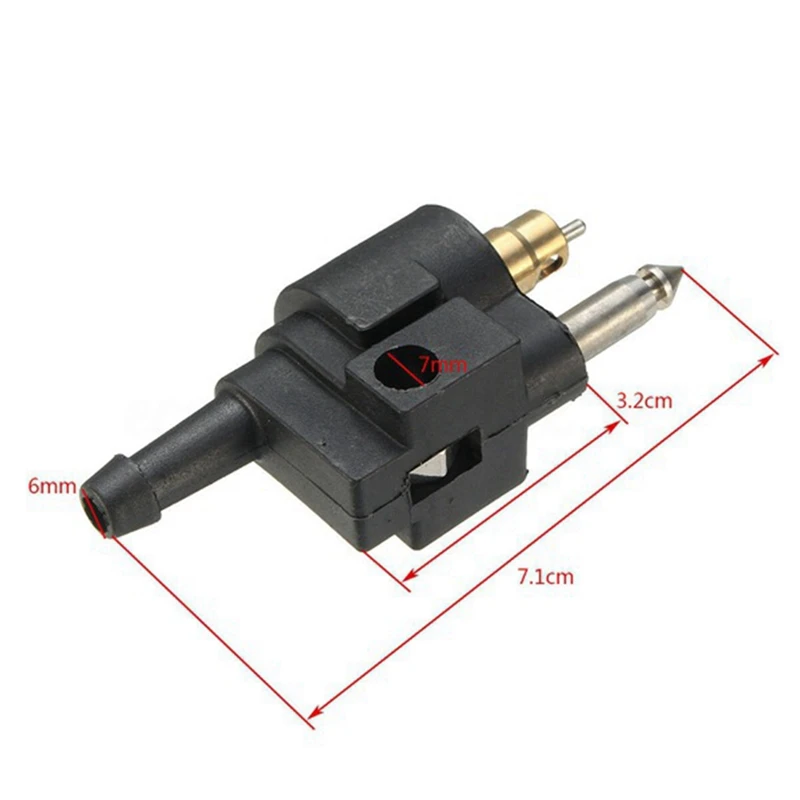 2X Fuel Line Connectors Fittings 6G1-24304-02 For Yamaha Outboard Motor 6Mm Male image 6