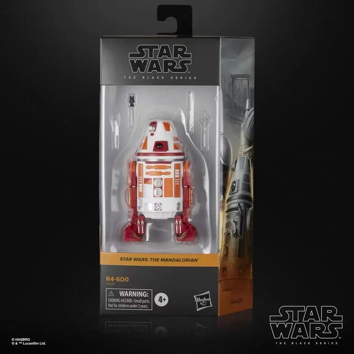 

Hasbro Star Wars Mandalorian 6-дюймовый американский ТВ-драматический робот R4-6D0 Moving