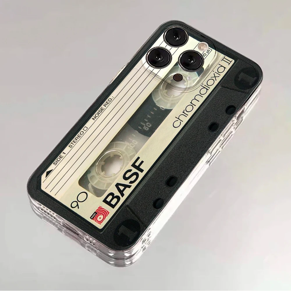 Retro-Kassetten-Kunst Klare Hülle für Samsung Galaxy S25 S24 S23 Ultra S22 S21Plus FE A56 A55 A54 A53 A36 A35 A34 5G PC Funda – Detail 12