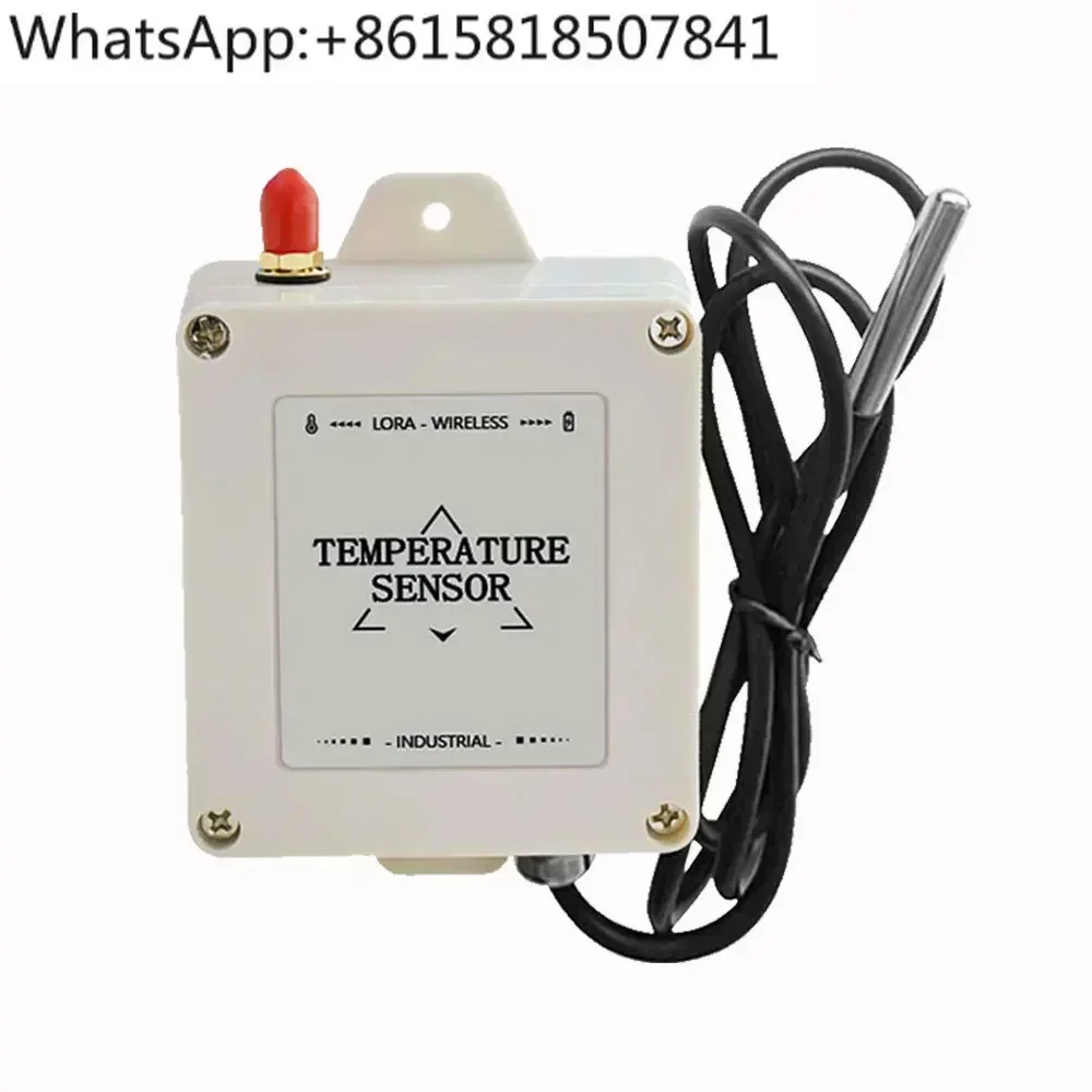 18B20 Probe Wireless Temperature Sensor Oil Temperature, Water Temperature, Cold Chain Refrigerator, Wireless LoRa Transmission