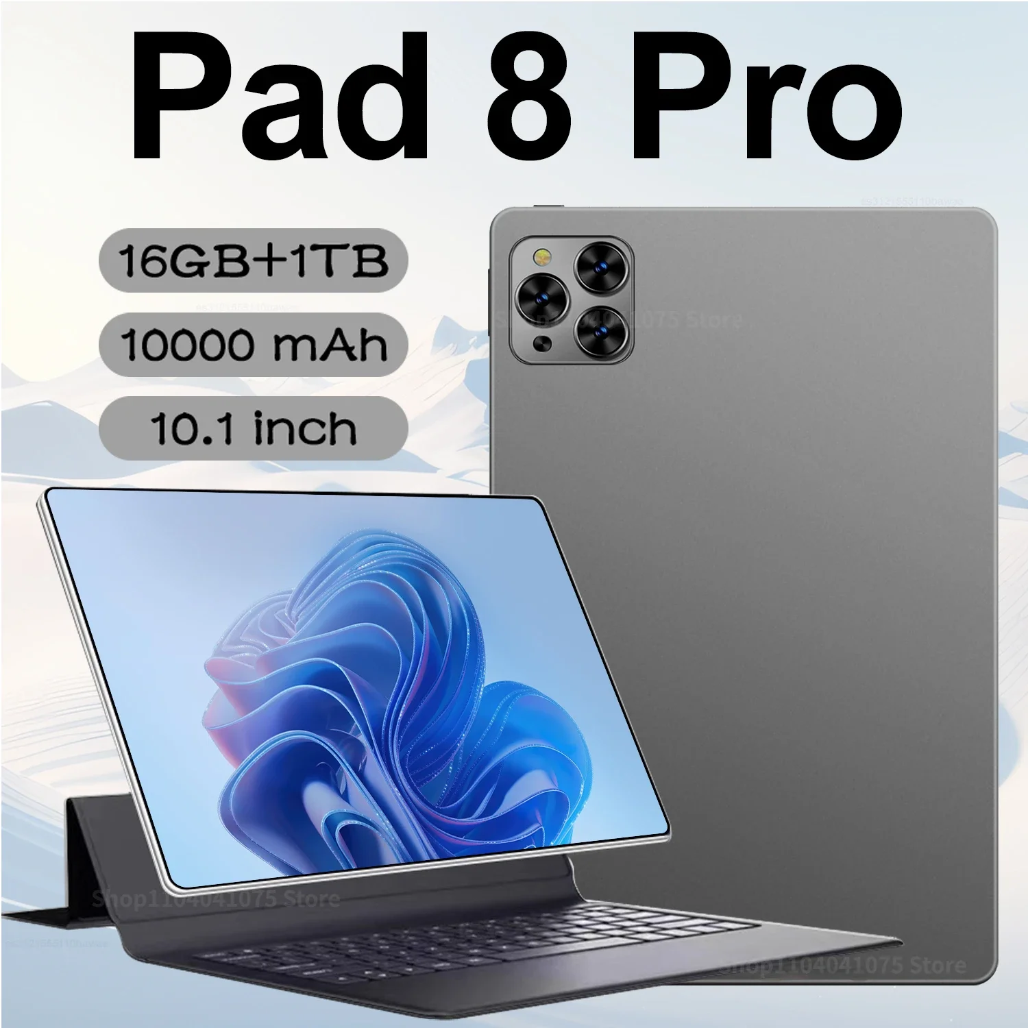 

New Tablet Pad 8 Pro Android 13.0 10000mAh Globale versione 16GB + 1024GB 10.1 inch Qualcomm Snapdragon 8 Gen2 10 Core Android