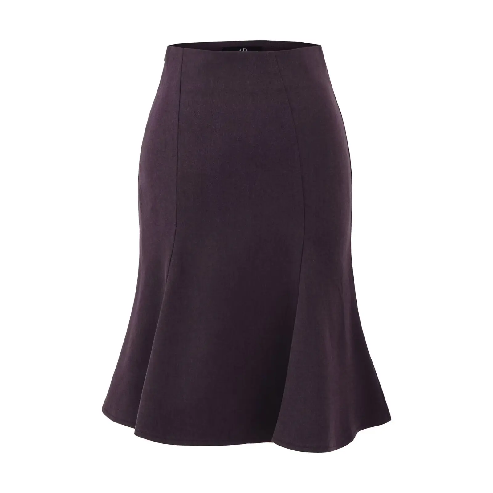 Retro High Waist Asymmetrical Pleated Fi Tail Midi Skirt Women's Early Autumn Design Slimming Deconstructed f Skirt Eleg...