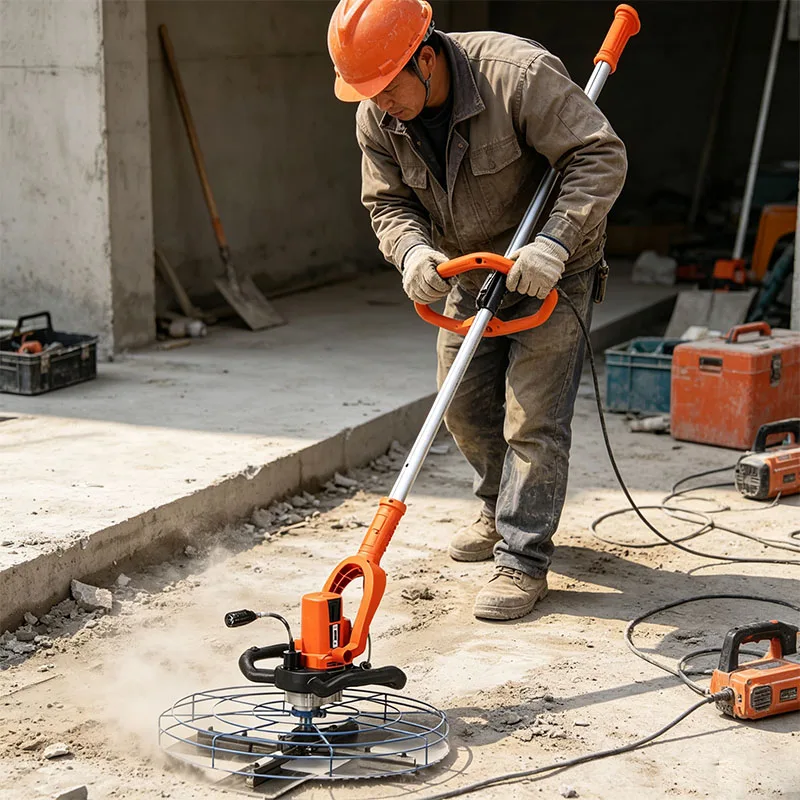 Portable Cement Trowel Concrete Floor Electric Sander Road Blade Skimming Machine Concrete Floorsmoothing