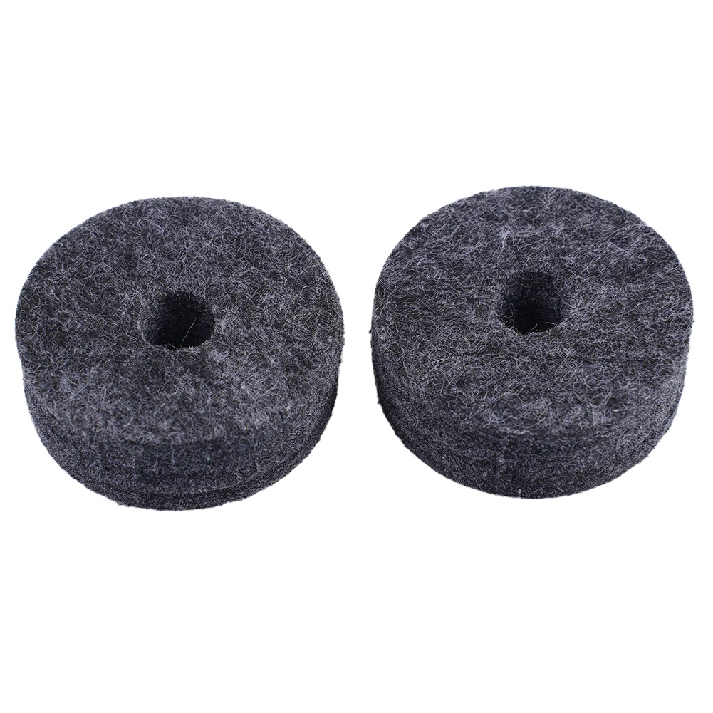 Set Cymbal Felt Washer Round Shape 20pcs Crash Drum Felts Gray/black KIT Parts Brand New High Quality Hot Sale