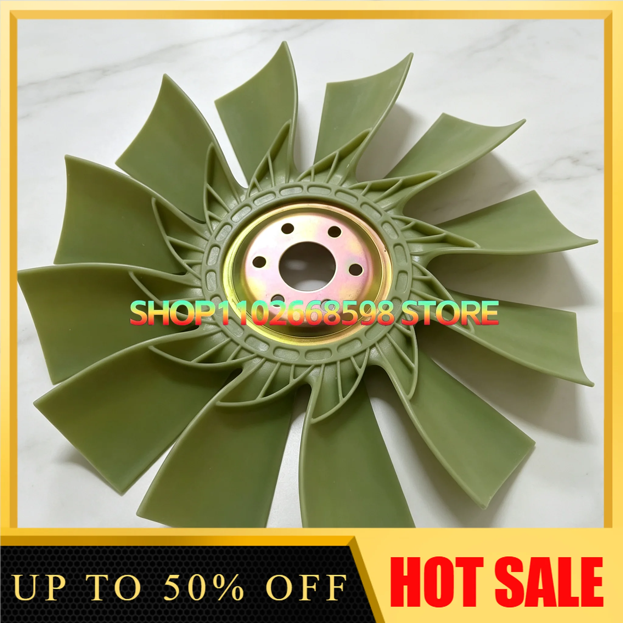 Heavy Equipment Blade - PC60-6/7 kleine graafmachine ventilatorblad 4D95 motor