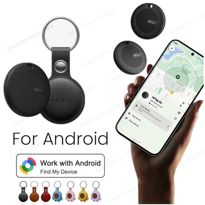 Mini Motion Tracker MiLi MiTag Go Bluetooth Tracker Anti-Lost Device For Android Work With Google Find Smart Locator 2025 New