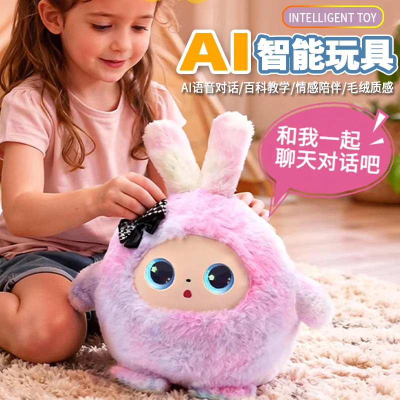 Interactive AI Plush Toy Doll Multilingual English Spanish Russian Robot Early Education Plaything Enhanced Intelligence Doll