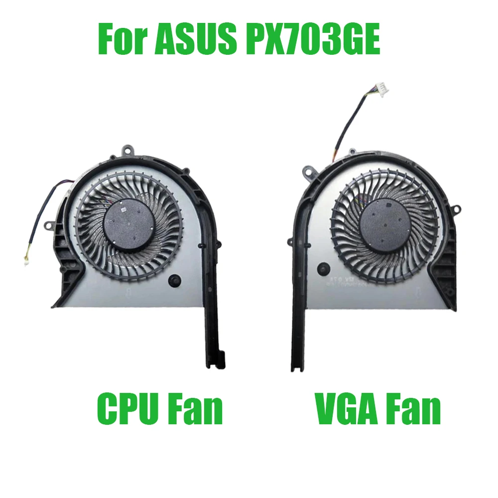 For ASUS PX703GE DC12V Replacement Laptop CPU VGA Fan