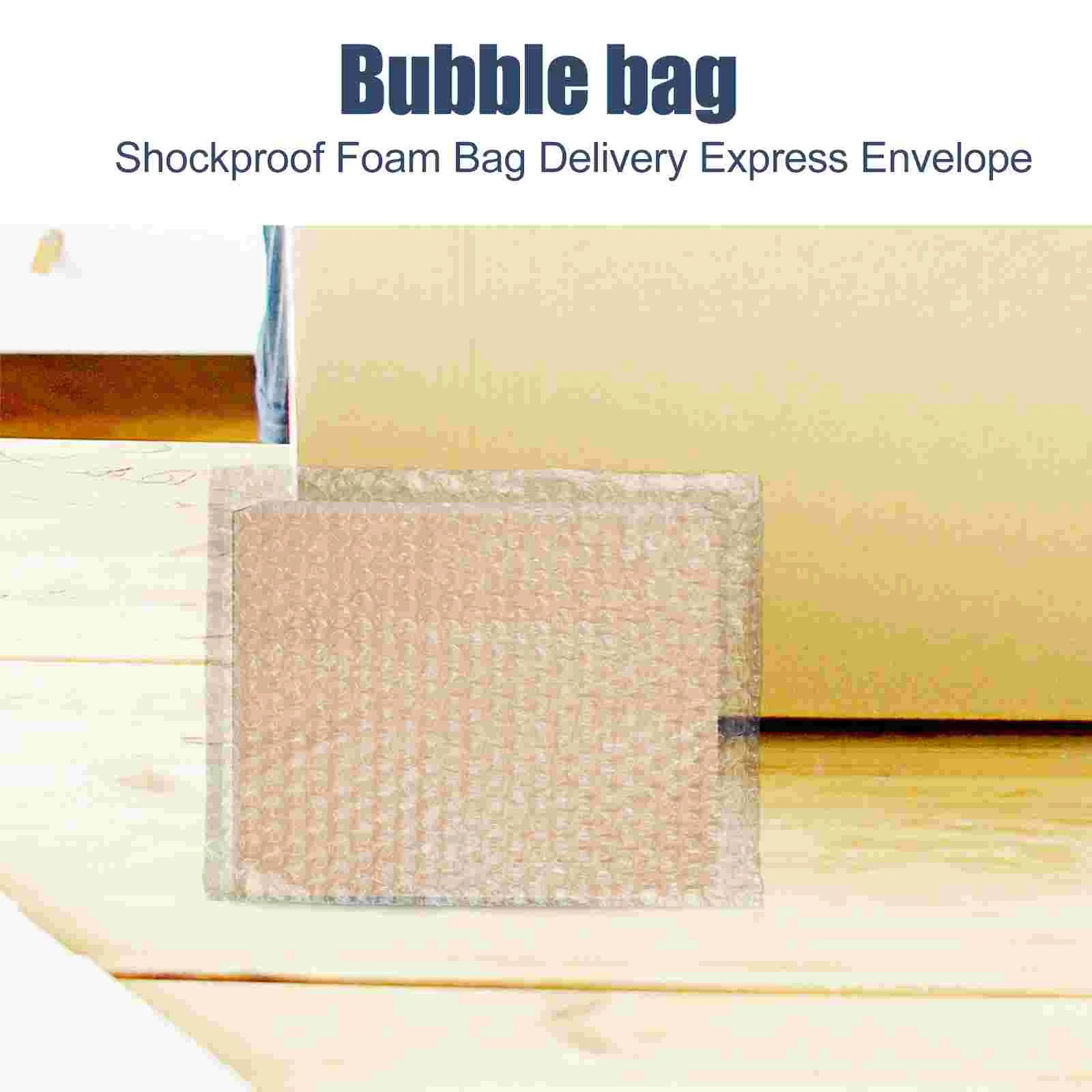 100 PCS Filling Bag Double Walled Cushioning Pe New Material Clear Packing Self Seal Envelope