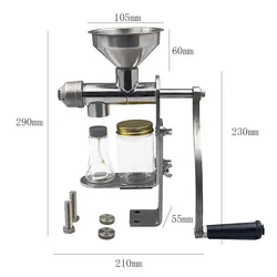 Hot Selling Mini Manual Oil Press Machine Hand Operated Oil Making Machine Price