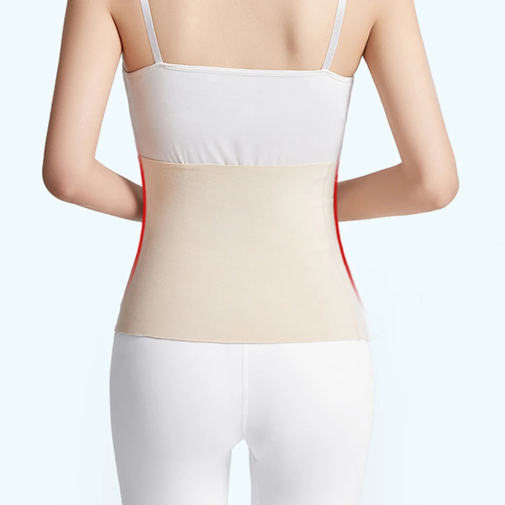 Ceinture Thermique artificiel astique en Coton pour Femme, Protection du Ventre, Vêtement NikDoux, Solide et Chaud, Unisexe, Automne Hiver