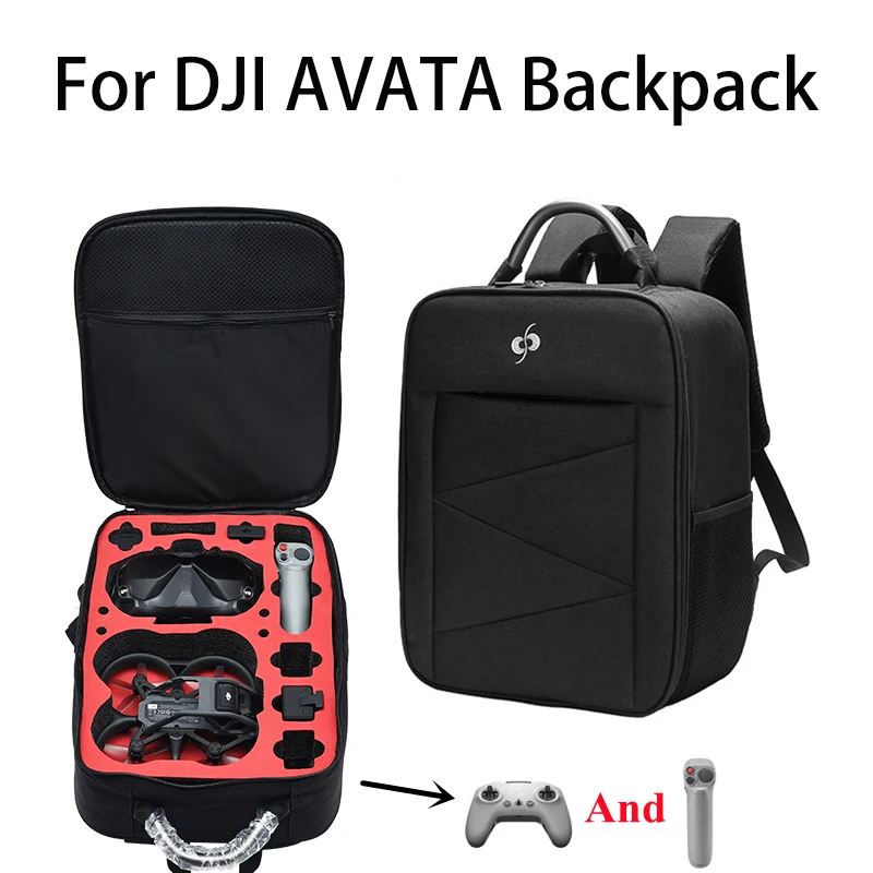 Mochila de grande capacidade para DJI Avatar, Avata Bagpack, óculos 2, V2, Outdoor Travel Handbag Acessórios