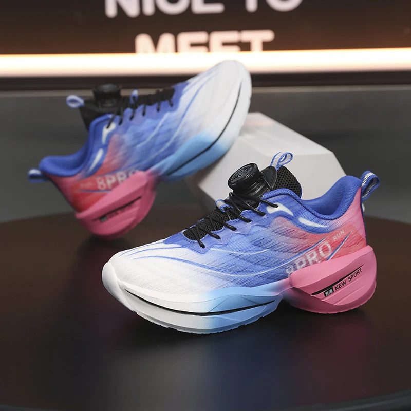 

Новая осенняя сетчатая противоскользящая детская спортивная обувь, профессиональная легкая гоночная обувь, модная дышащая повседневная обувь для кампуса