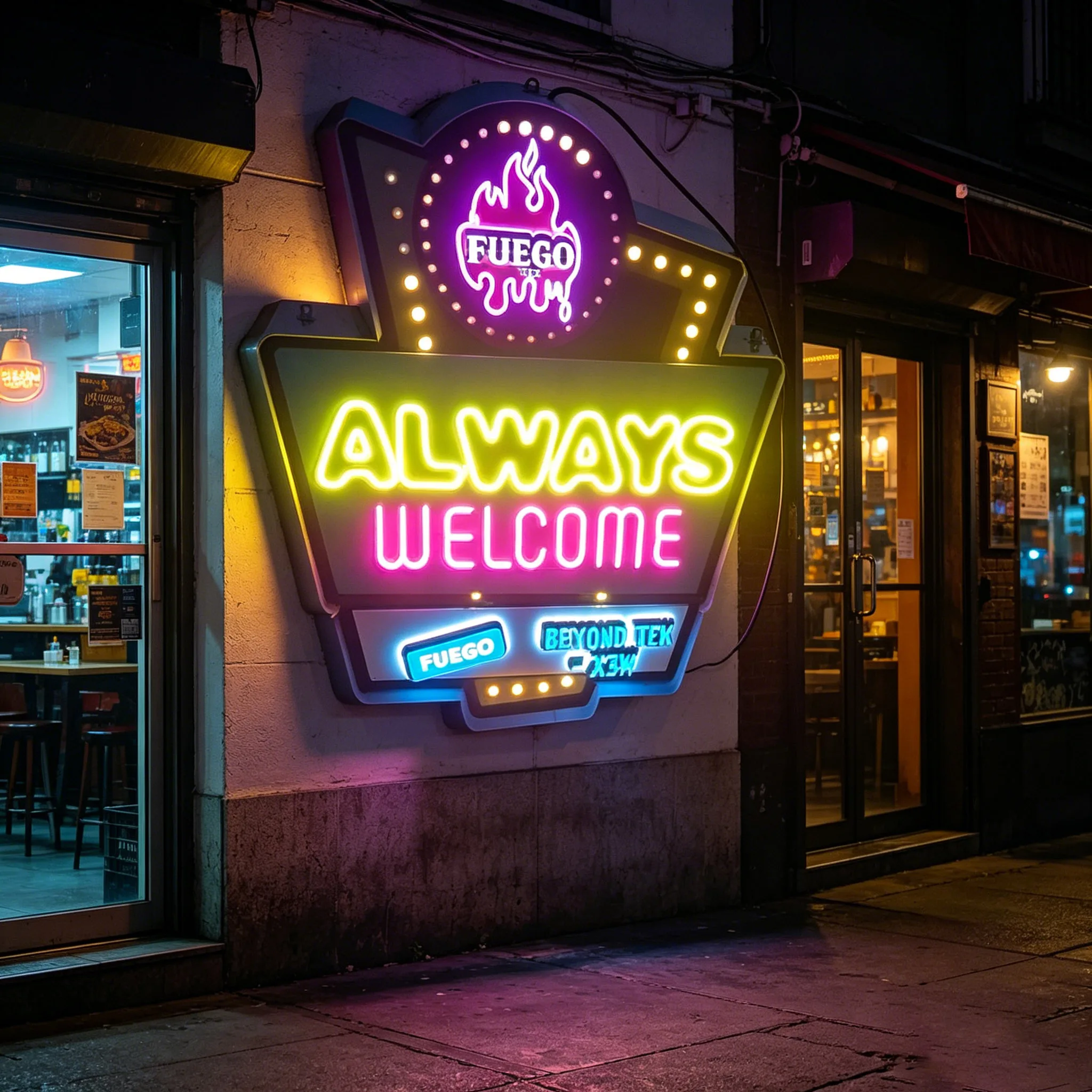 3D Restaurant Bar Business Signage Custom Led Billboard Outdoor Advertising Billboards 3d Letters Billboard
