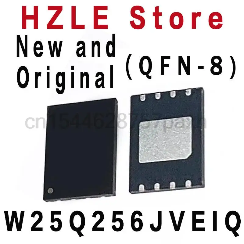 W25Q256JVEIQ QN-8 RONNY IC, 25Q256JVEIQ, QFN-8, novo, original, 5pcs