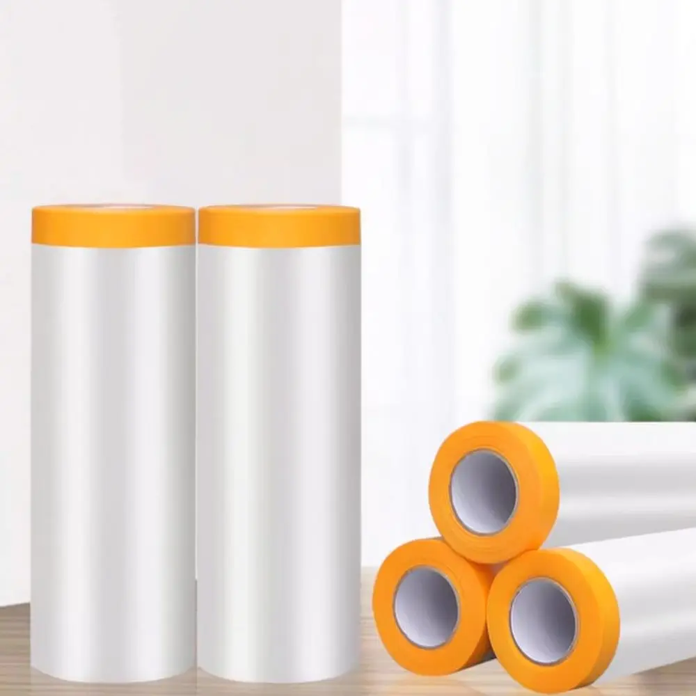 Disposable Dust Cover Film For Furniture Protection Painting Shielding Plastic Waterproof Sheet Home Improvement