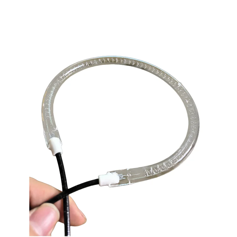 Lampada a infrarossi alogena a tubo di riscaldamento rotondo di qualità 15cm per forno turbo a onda alogena 220V 1300W