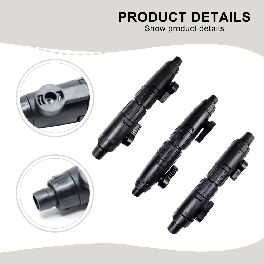 Fish Tank Filter Hose Quick Disconnect Connector For Aquarium Filter Hose Breakaway Flow 12/16mm Integrated Shut-off Valve