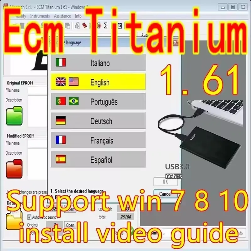 

2026 ECU Programming Tool Winols 4.7 Software + Files We Give 93GB + ECM TITANIUM 26100 + Immo Service Tool V1.2 + Installatio