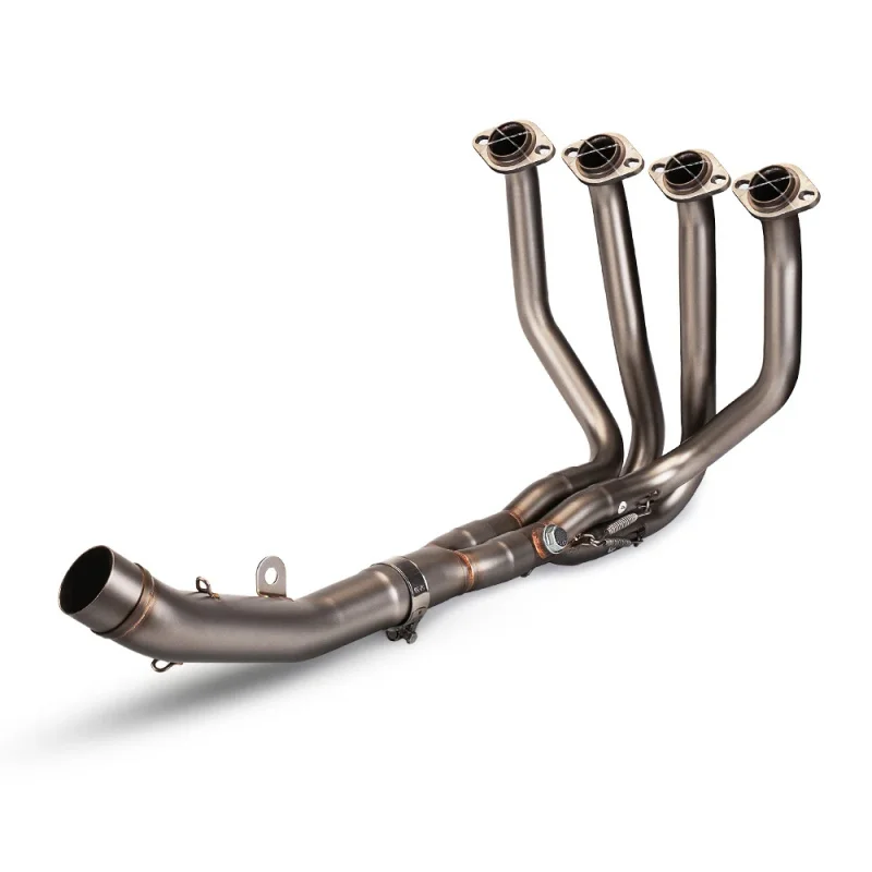Nuovo Sistema di Scarico Slip-On in Acciaio Inox da 51mm per Moto Kawasaki Z750 Z800, Tubo Centrale Anteriore e Silenziatore Completo