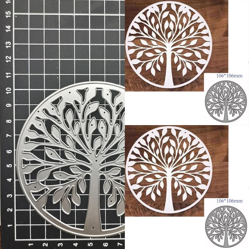 

Trees Metal Cutting Dies for DIY Scrapbooking Album Paper Cards Decorative Crafts Embossing Die Cuts