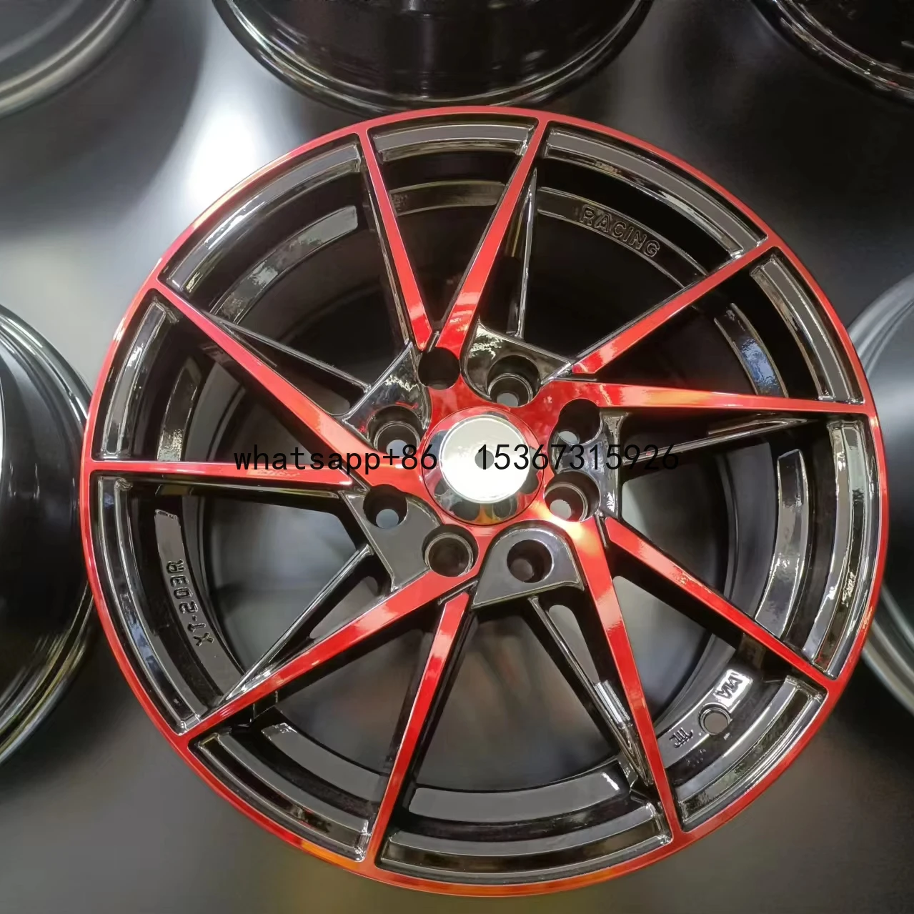 Rueda fundida  alta calidad 18*8J/8.5J apta para Nissan Honda Toyota ruedas formadas  flujo  fundición ruedas  carreras