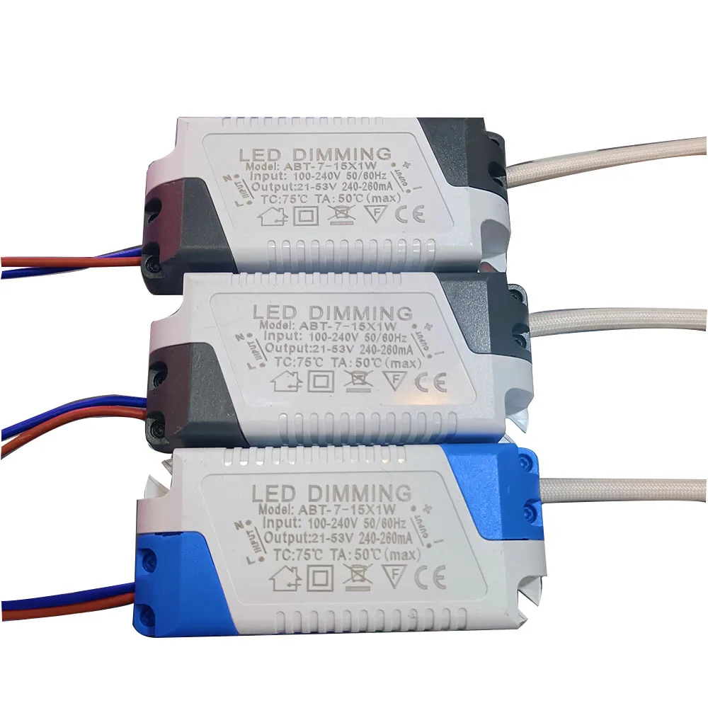 240-260mA LED Driver AC85-265V Light Transformer Constant Current Power Supply Adapter for Lamp Strip Floodlights Street Lights