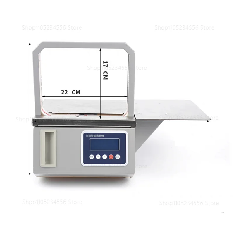

Automatic Opp Strapping Machine for Supermarket Vegetable Banknote Packaging, Plastic Tape Strapping Equipment