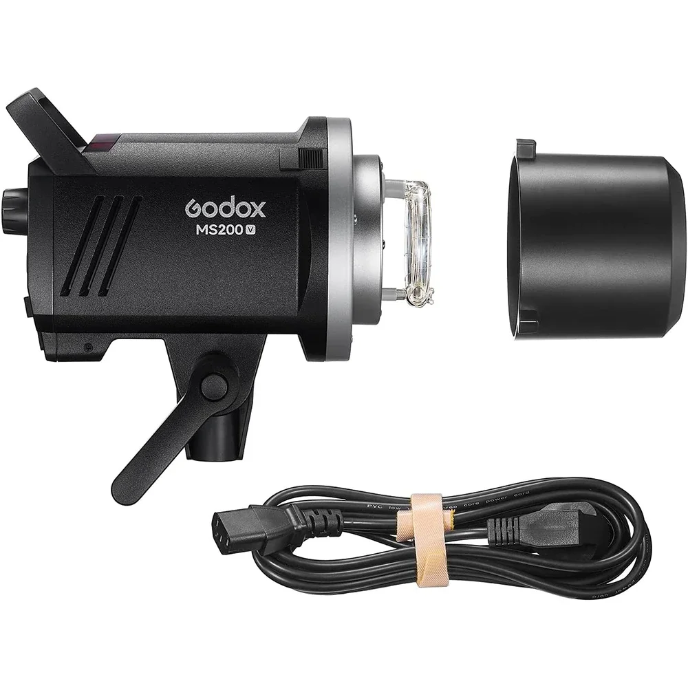 Imagem -02 - Godox Led Studio Flash Lâmpada de Modelagem Leve Bowens Compact Mount Receptor sem Fio Ms300v Ms200v Ms300ws Ms200v 200ws 2.4g