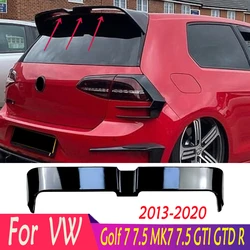 For Volkswagen 2013-2020 Golf 7 7.5 MK7 7.5 GTI GTD R High Quality ABS Glossy Black Car Roof Spoiler Rear Trunk Spoiler Body Kit