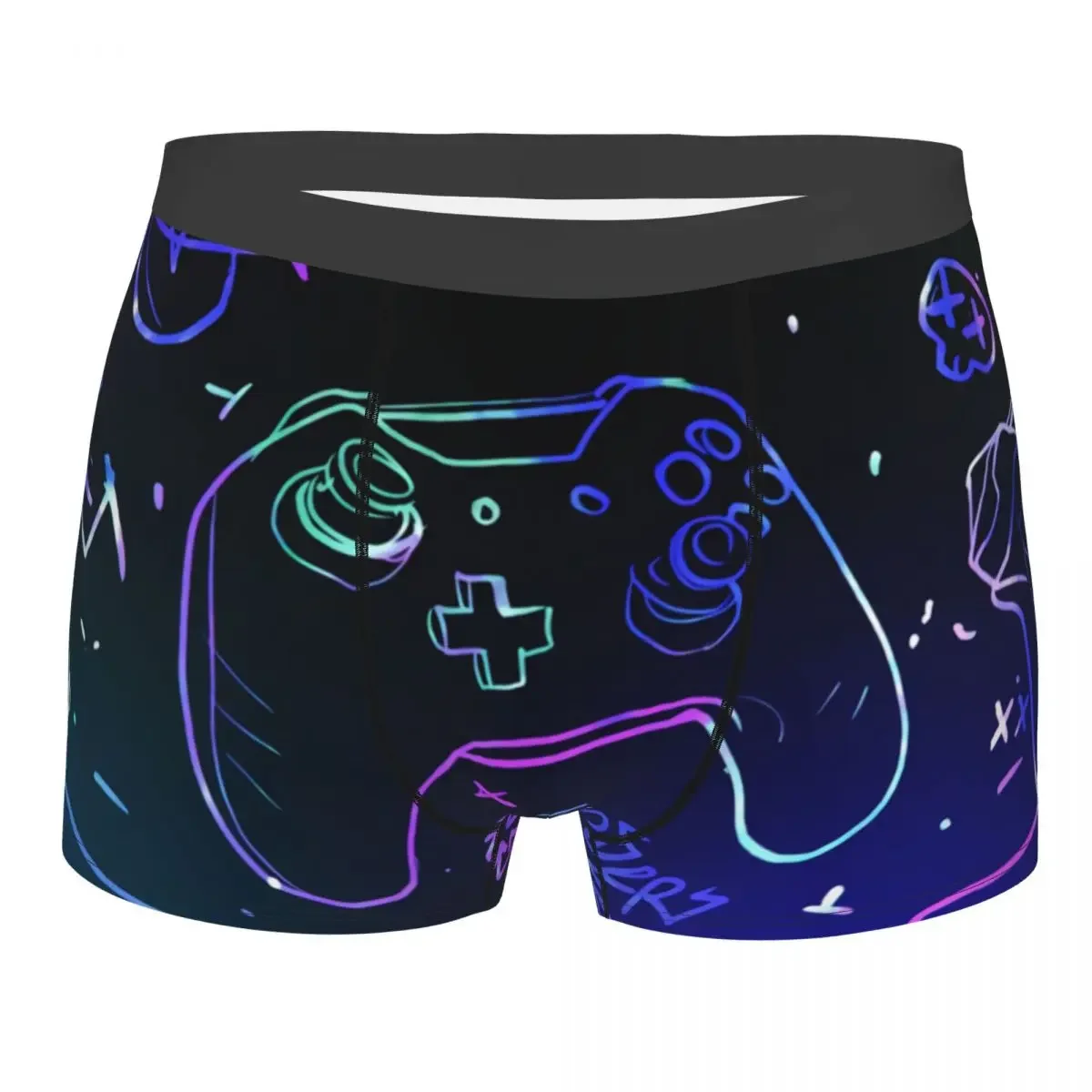 

Custom Gamer Gaming Controller Button Underwear Male Print Video Game Lover Gift Boxer Shorts Panties Breathable Underpants