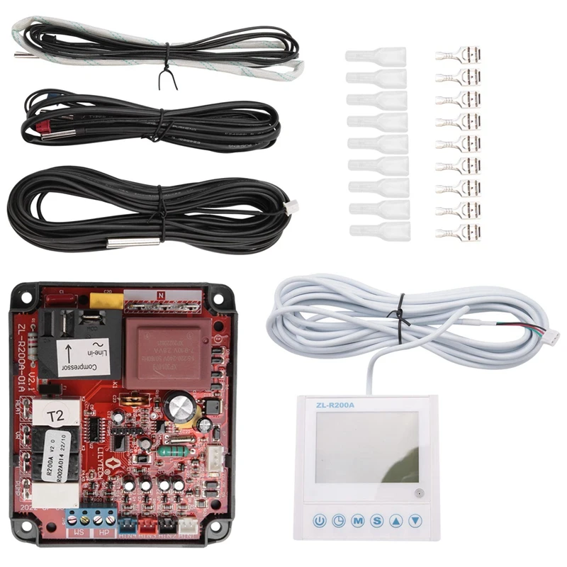 LILYTECH ZL-R200A,Universal,Air Source Heat Pump Water Heater Controller, Pump Air To Hot Water Heating Controller