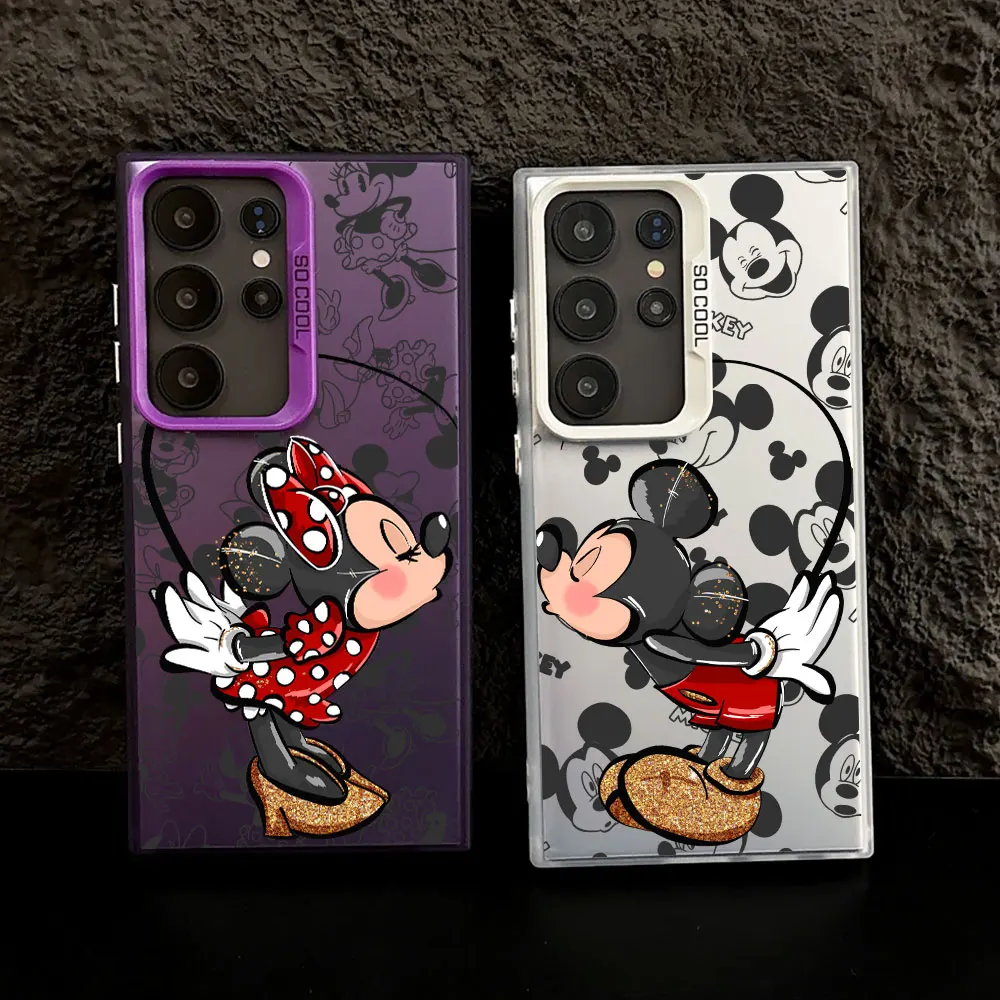 

Disneys Mickey Minnie Mouse Love S25 Case For Samsung S25 S24 Ultra Carcasa For Galaxy S23 S22 S21 FE S20 Ultra Plus Phone Cover