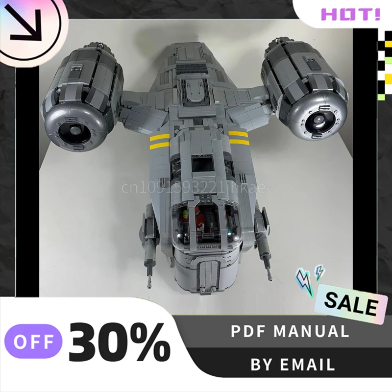 [4530PCS] MOC Personalizzato Rasoio Crest Warplane Creativo Building Blocks Set STEM Giocattoli FAI DA TE Modello di Costruzione Kit Regali Di Compleanno