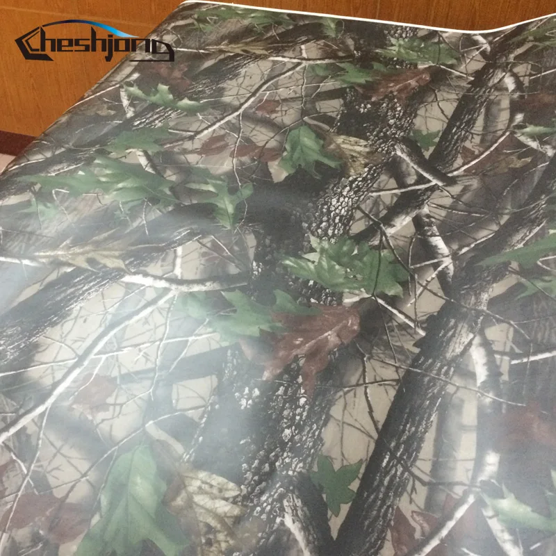 Break Up Camo Tree Vinyl Car Wrap PVC Adhesive Tree Camouflage Film For Truck Hood Roof Motors Gunskin Decal 30cm 60cm