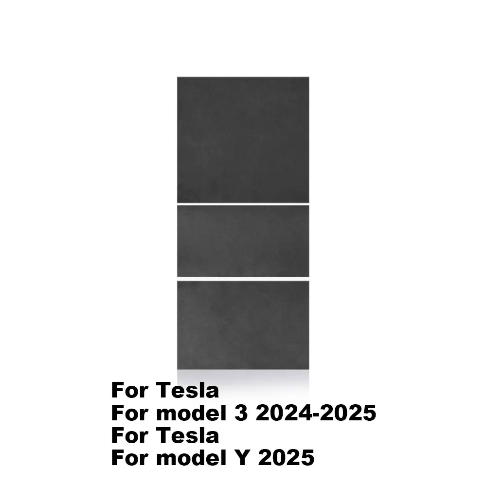Suede Center Console Cover for Tesla For Model 3/For Y Electrostatic Adsorption & StFor Ylish Grip Enhancement