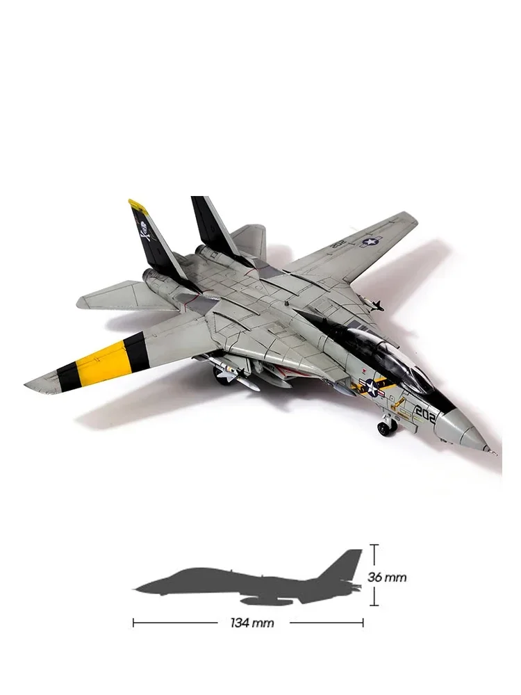 1/144 Academy Model 12626  F-14 Panda VF-84 fighter Pirate Flag assembly aircraft  Scale Model Kit